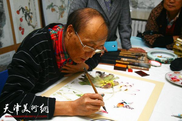 天津书画艺术交流中心成立七周年举行文化惠民活动